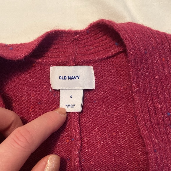 Old Navy Raspberry Pink Cardigan - Picture 3 of 3